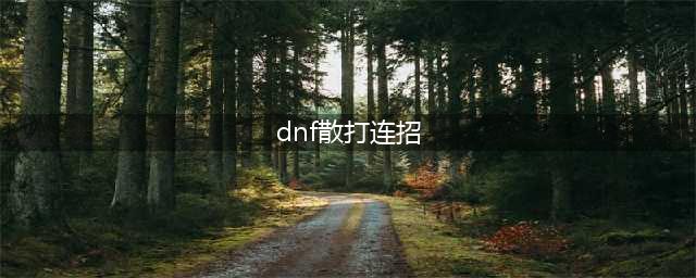 《DNF》女散打怎么玩 女散打技能连招顺序教学(dnf散打连招)