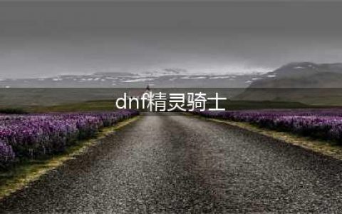 《dnf》精灵骑士用什么武器 精灵骑士用武器推荐(dnf精灵骑士)