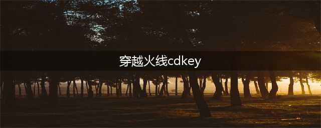 《穿越火线手游》cdkey兑换码2022免费领取网站大全最新(穿越火线cdkey)