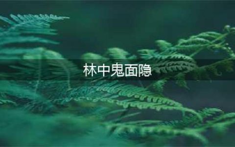 《阴阳师》林中鬼面隐在哪 林中鬼面隐位置分享(林中鬼面隐)