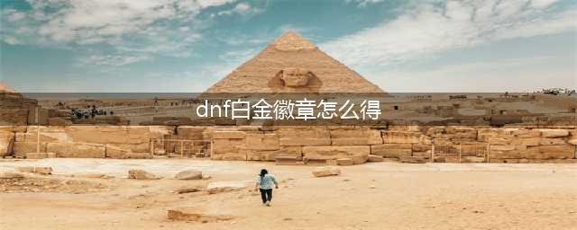 《DNF》白金徽章怎么获得 白金徽章获得方法(dnf白金徽章怎么得)