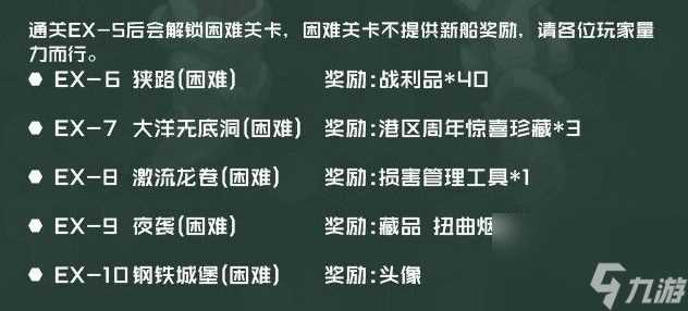 战舰少女R扑火之蛾困难关卡攻略 EX6-EX10困难关卡通关流程