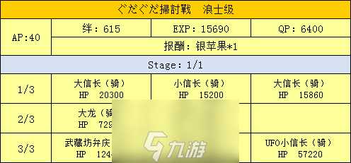 FGO扫荡战浪士级配置攻略 扫讨战配置掉落