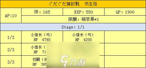 FGO扫荡战书生级配置攻略 扫讨战配置掉落