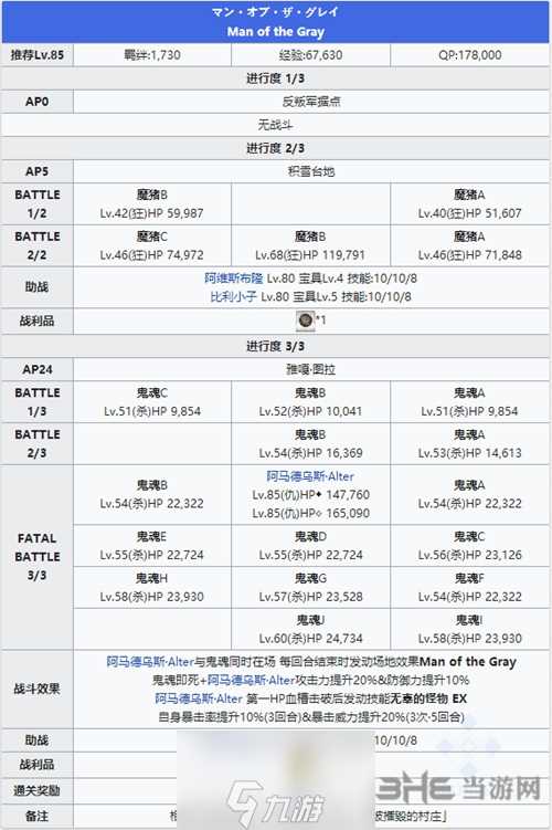 FGO永久冻土帝国第十三节配置攻略 2.1章13-1敌人打法介绍