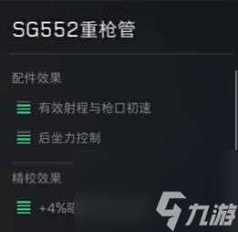 三角洲行动SG552配件怎么选 三角洲行动SG552配件推荐