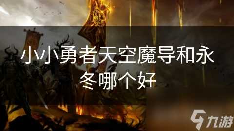 小小勇者天空魔导和永冬哪个好