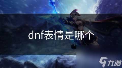 dnf表情是哪个